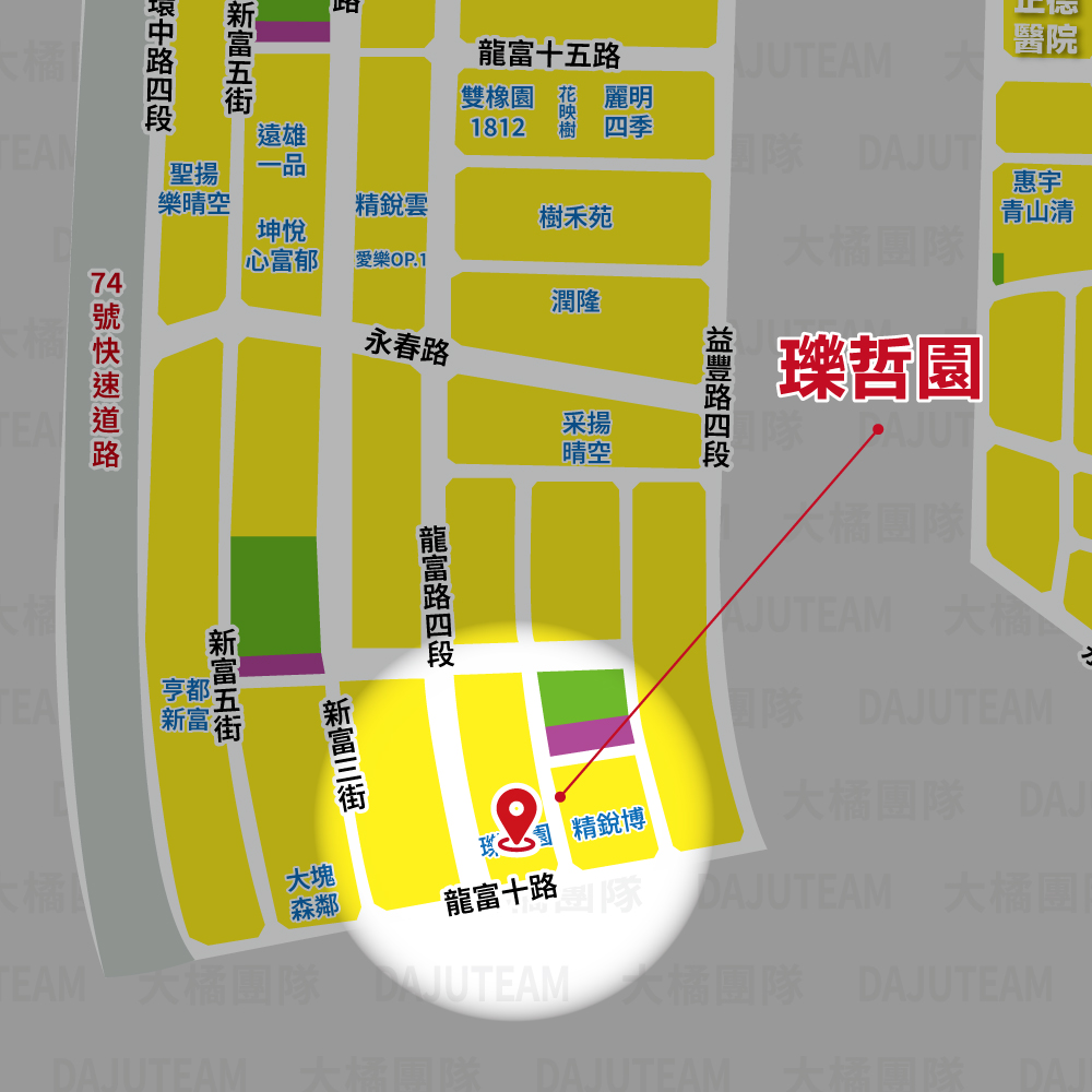 瓅哲園-位置圖