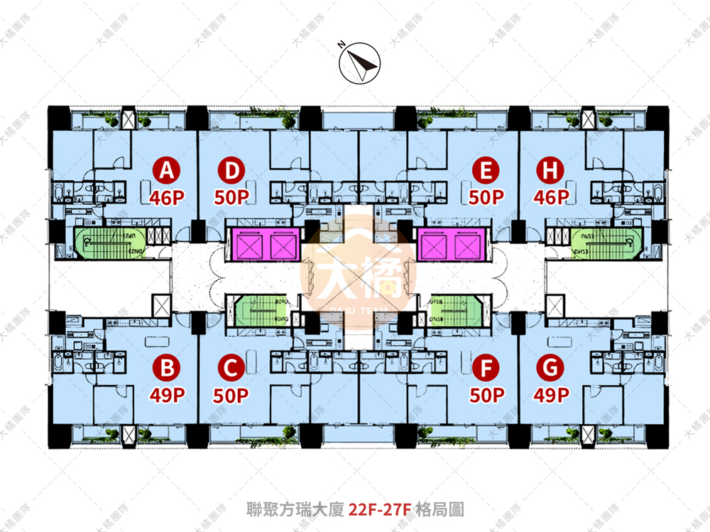 聯聚方瑞大廈-格局圖