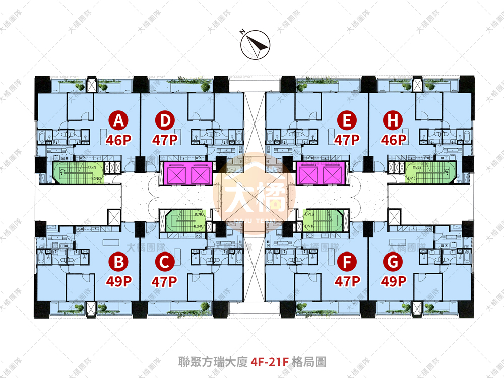聯聚方瑞大廈-格局圖