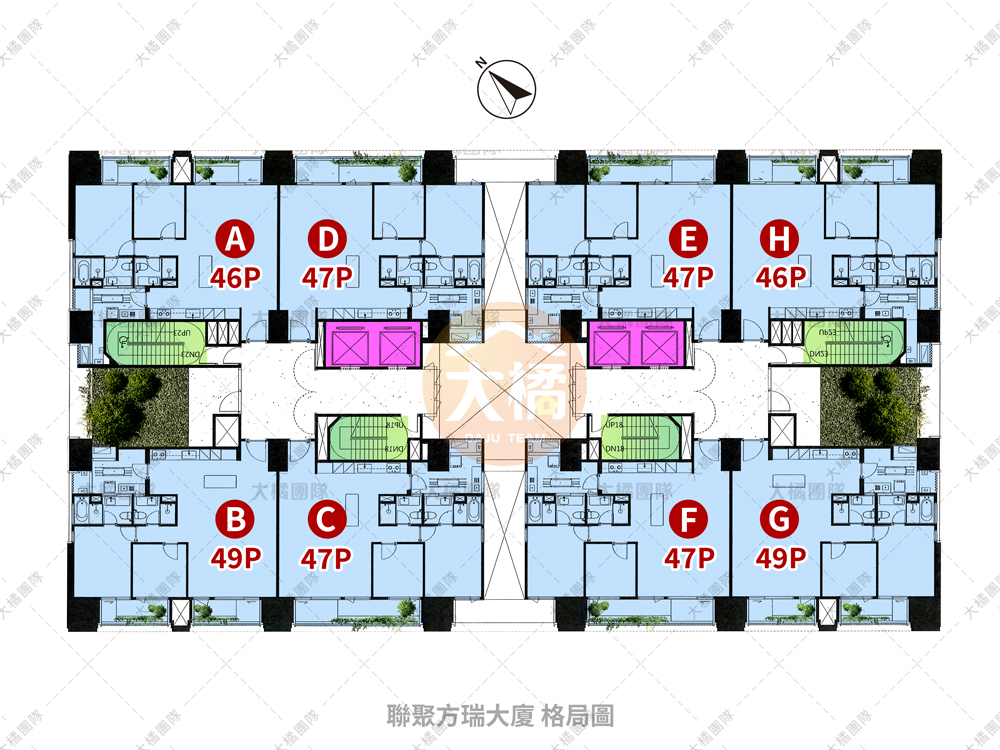 聯聚方瑞大廈-格局圖