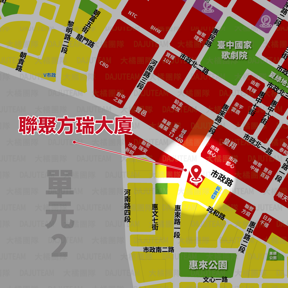 聯聚方瑞大廈-位置圖