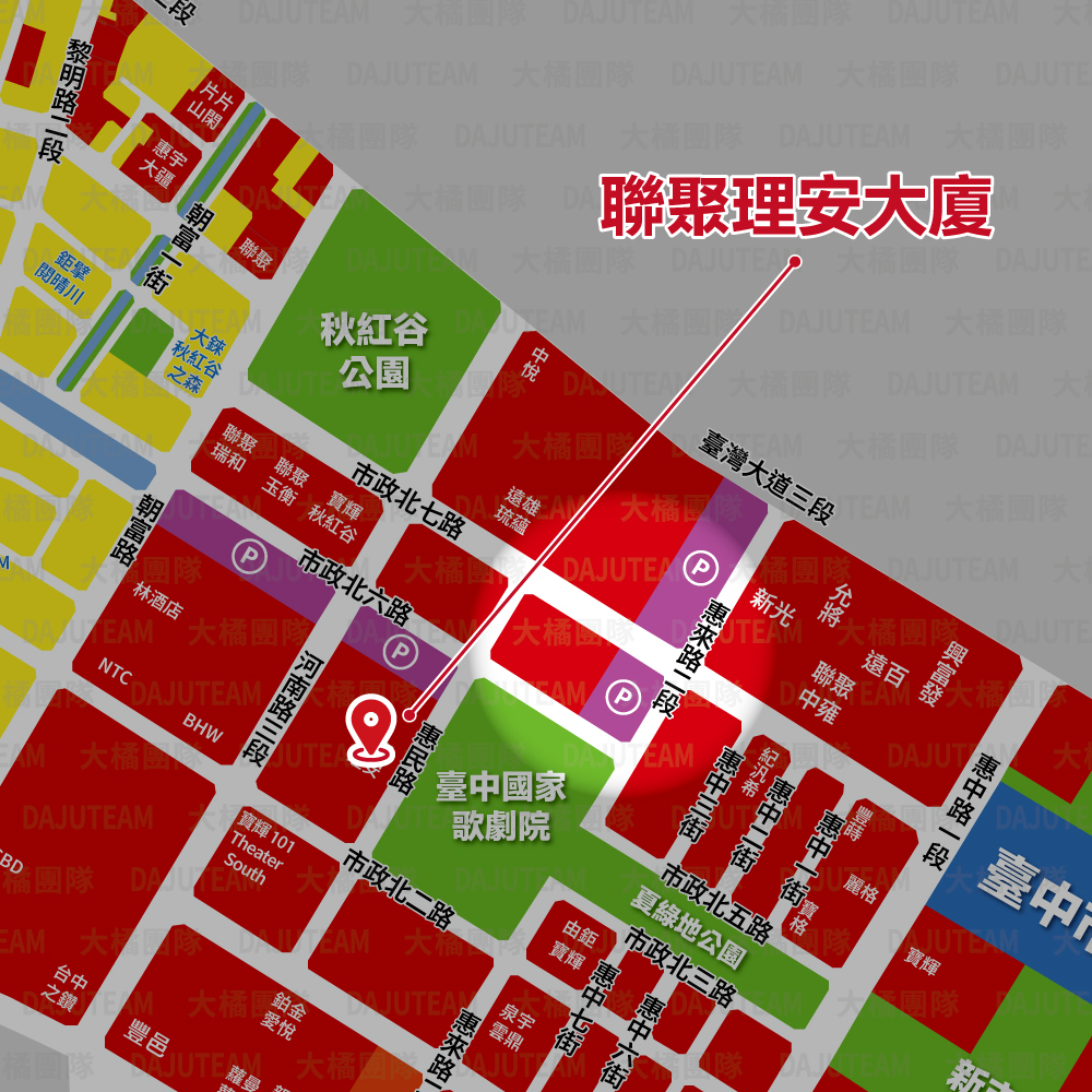 聯聚理安大廈-位置圖