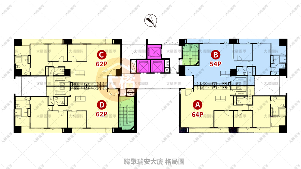 聯聚瑞安大廈-格局圖