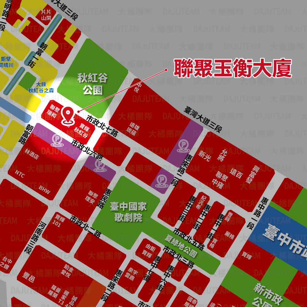 聯聚玉衡大廈-位置圖