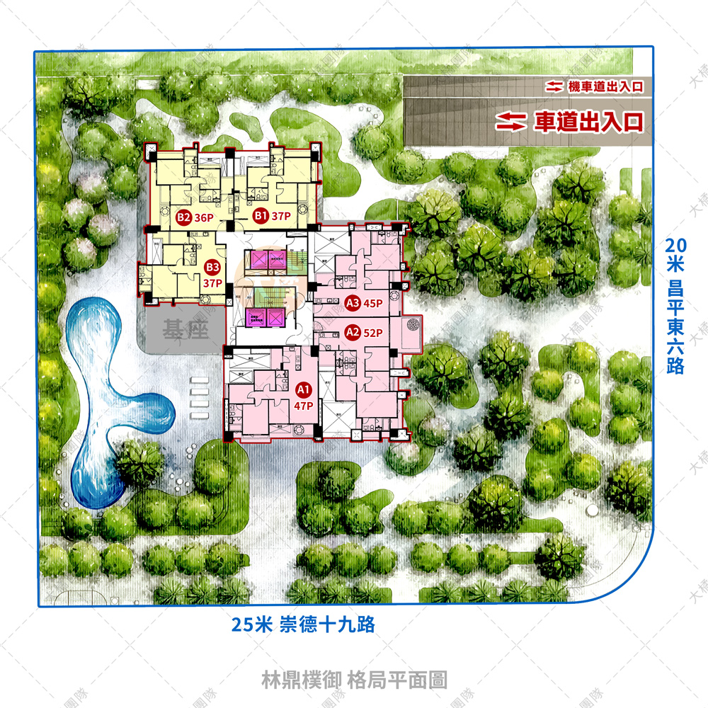 林鼎樸御-格局平面圖