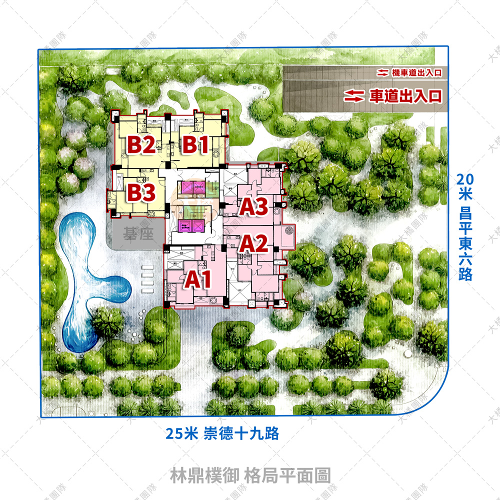 林鼎樸御-格局平面圖