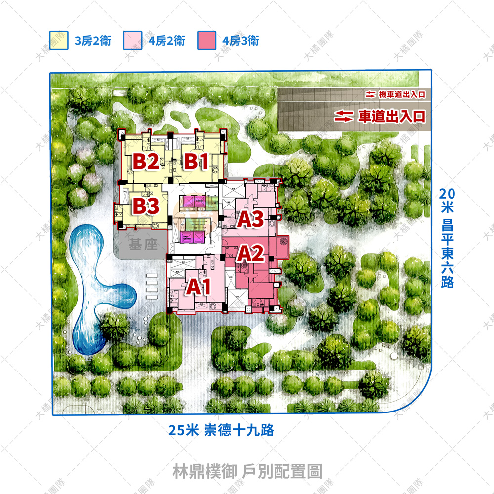 林鼎樸御-戶別配置圖