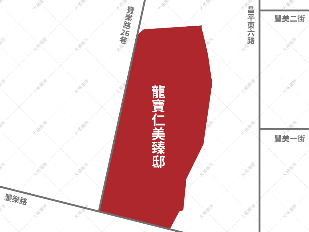 龍寶仁美臻邸-位置圖