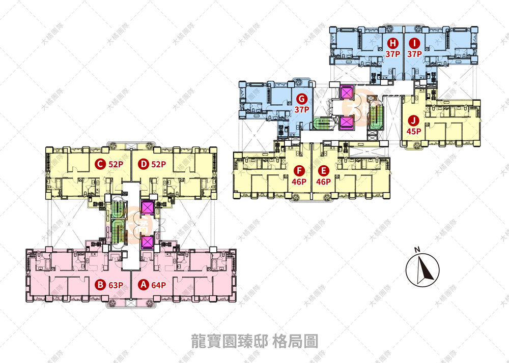 龍寶園臻邸-格局圖