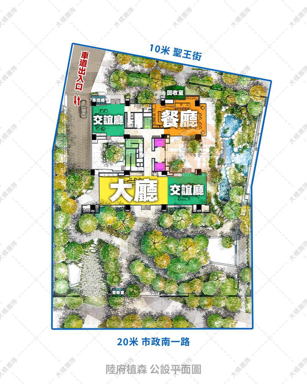 陸府植森-公設平面圖