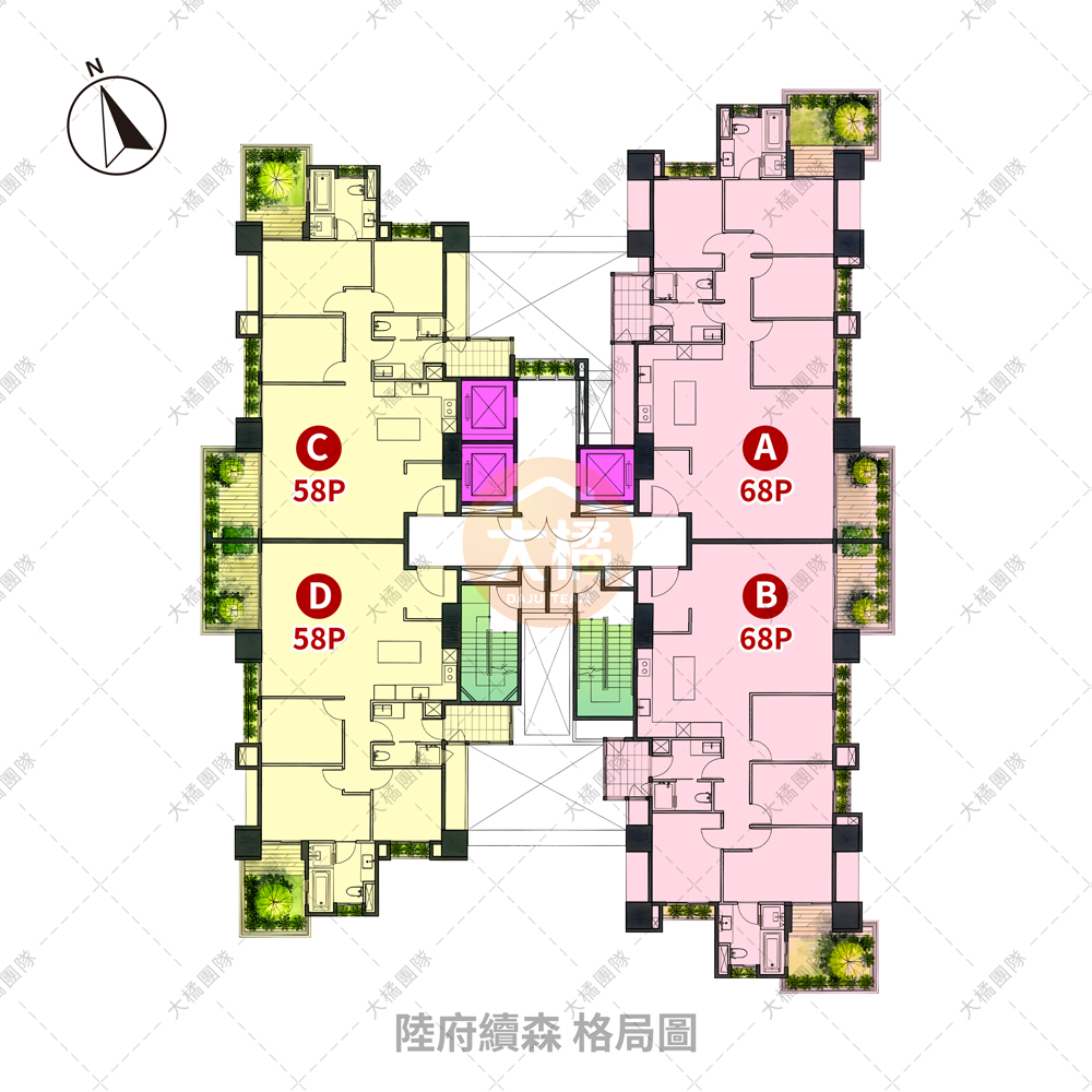 陸府續森-格局圖