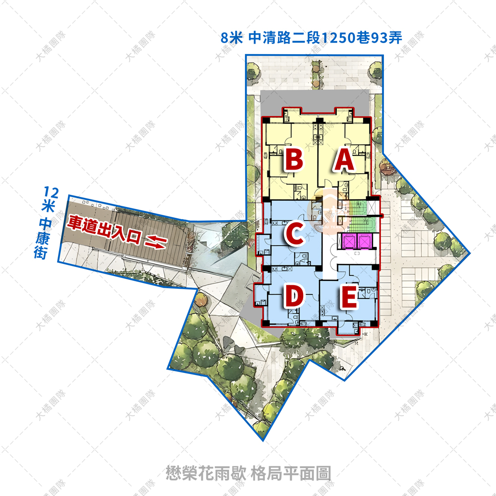 懋榮花雨歇-格局平面圖