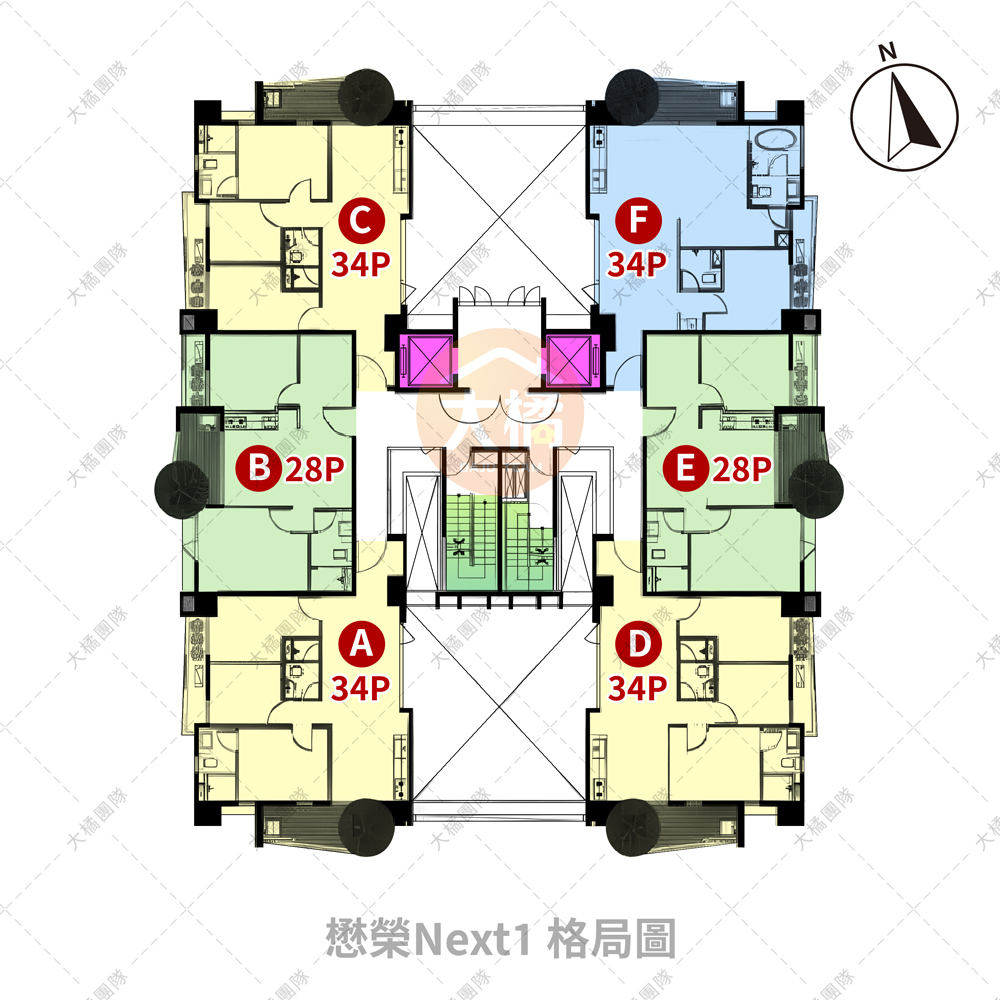 懋榮Next1-格局圖