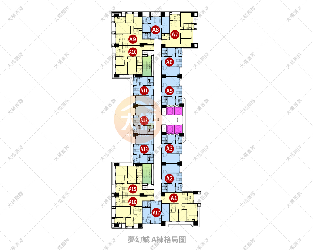 夢幻誠-格局平面圖A棟