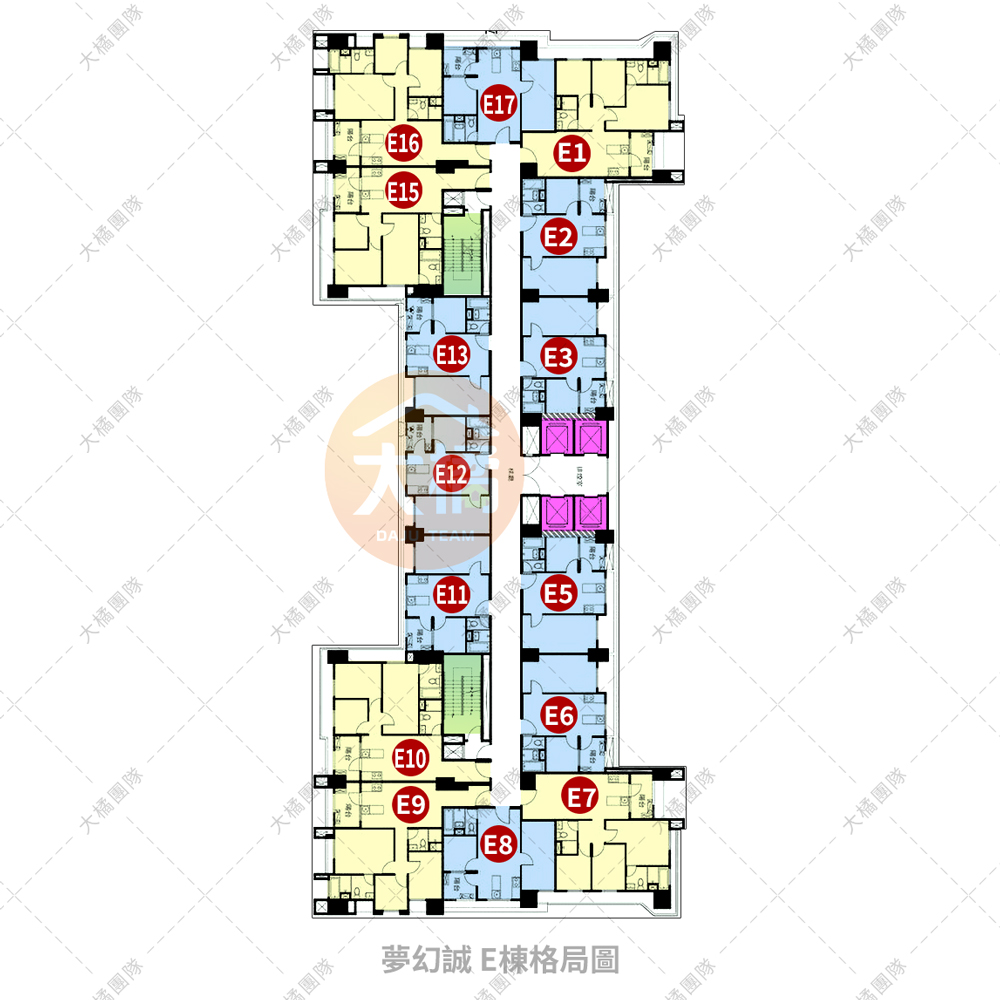 夢幻誠-格局平面圖E棟