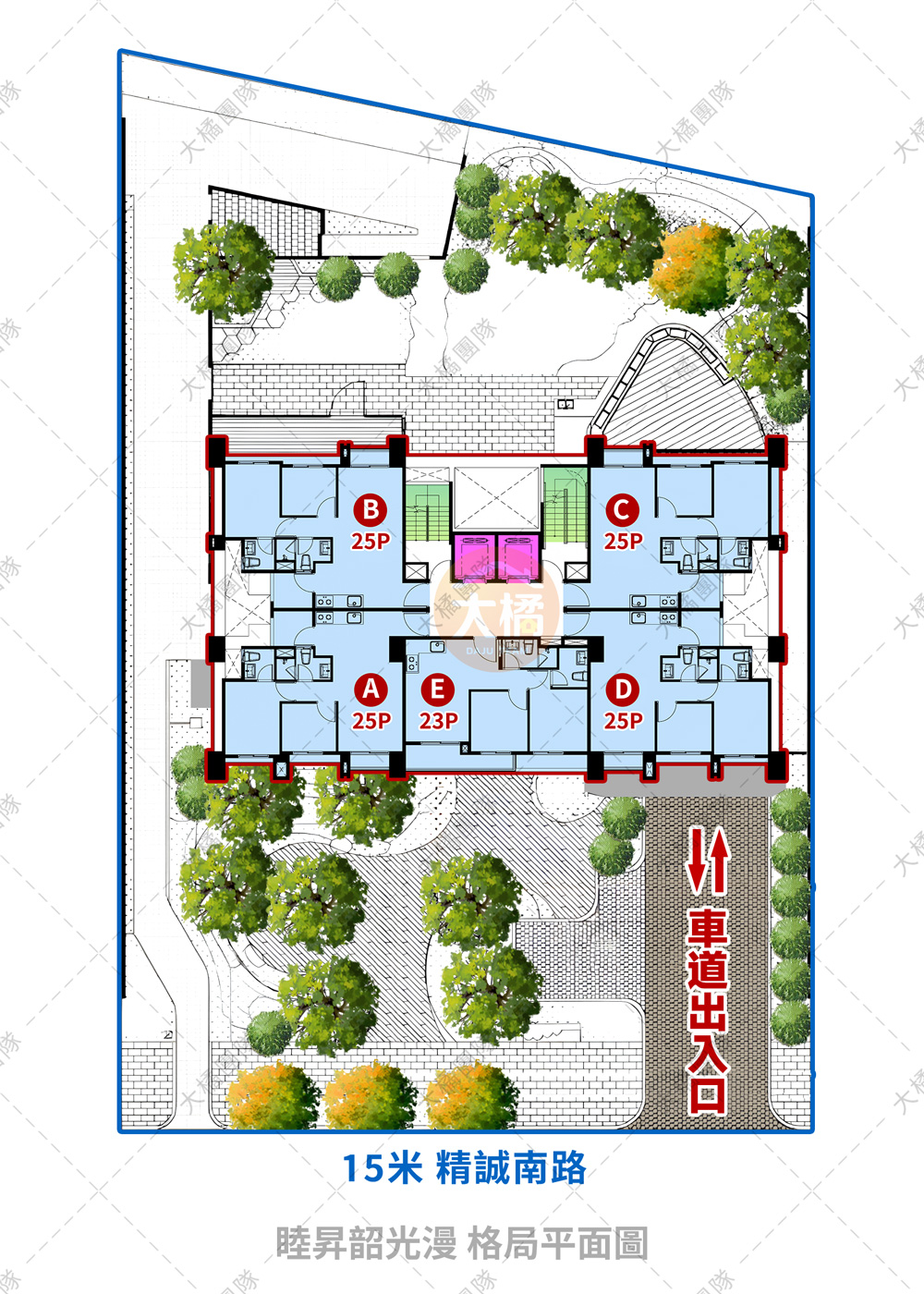 睦昇韶光漫-格局平面圖