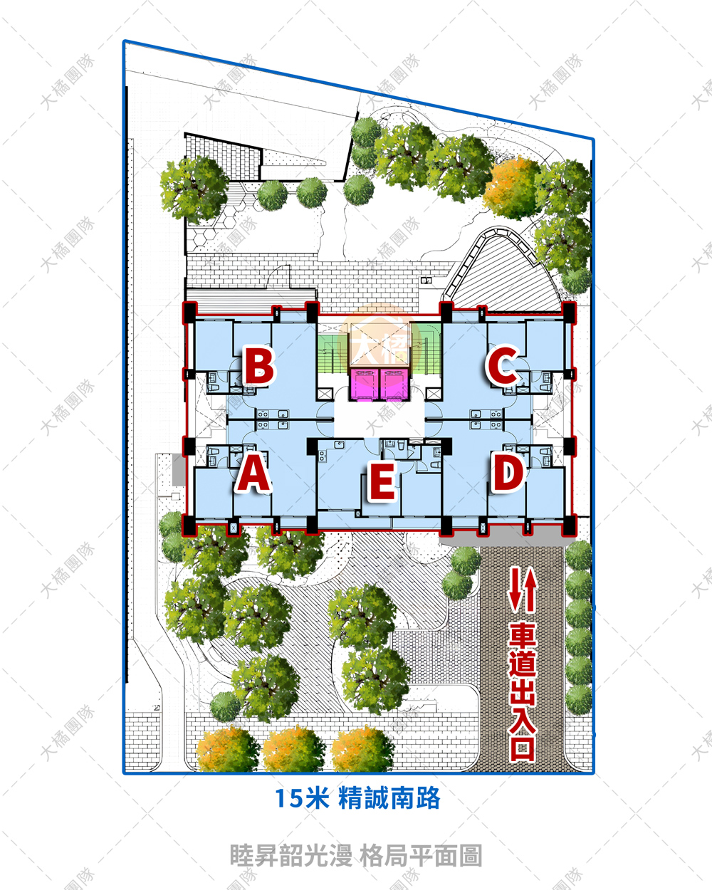 睦昇韶光漫-格局平面圖