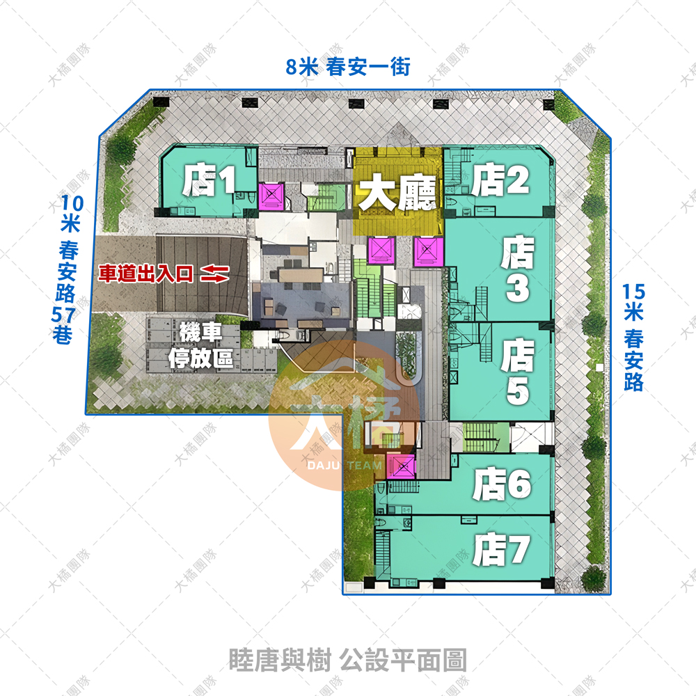 睦唐與樹-公設平面圖
