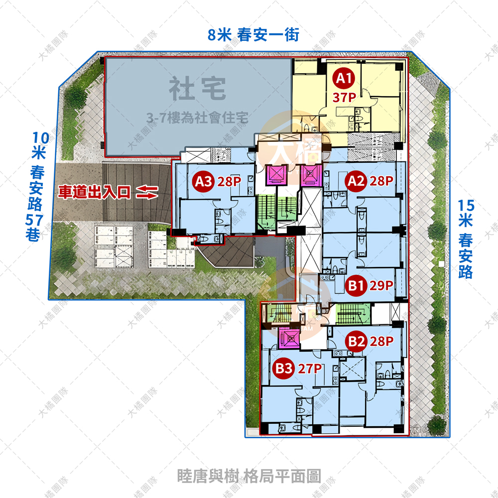 睦唐與樹-格局平面圖