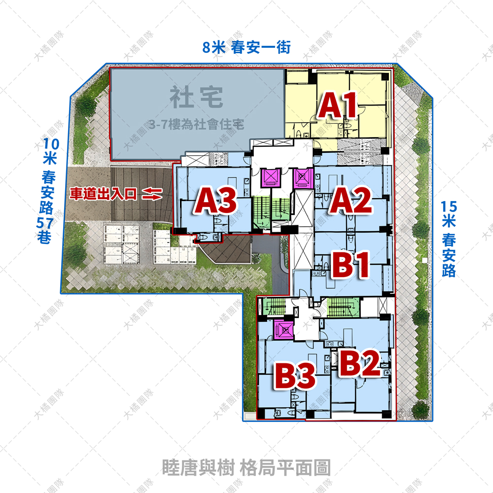 睦唐與樹-格局平面圖