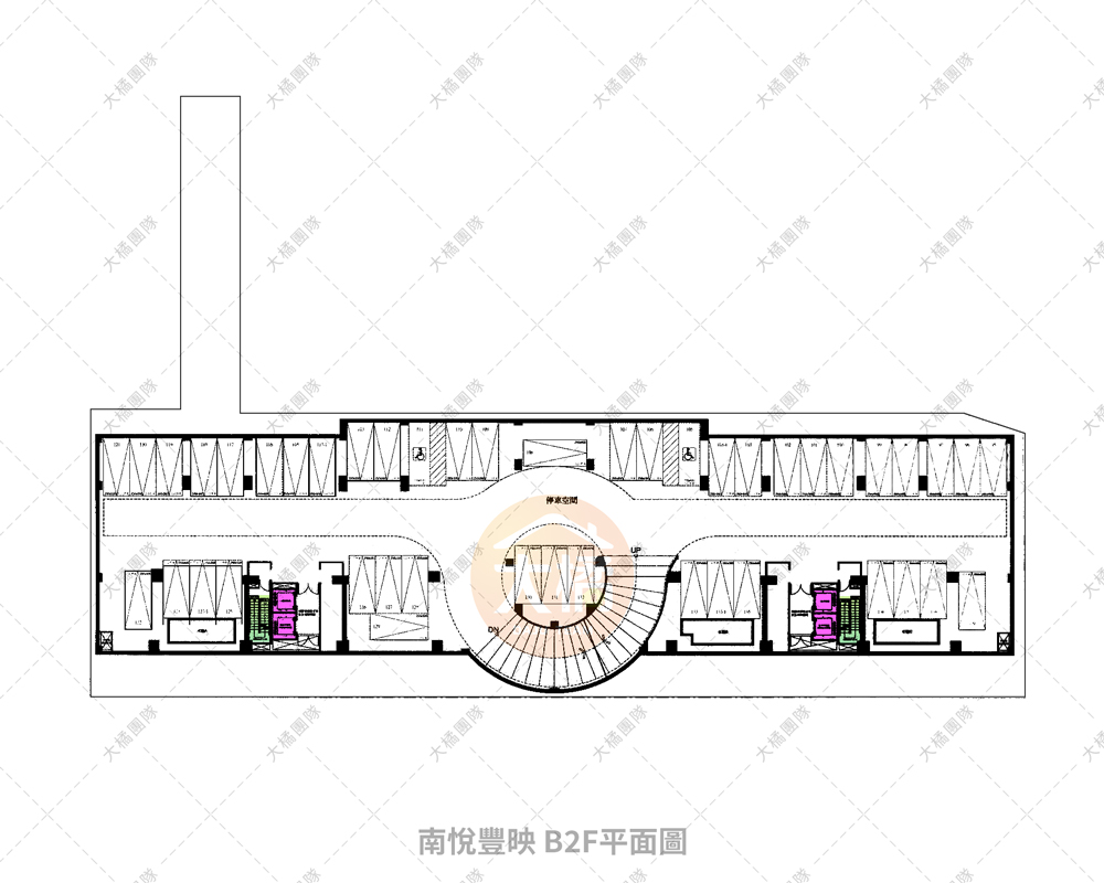南悅豐映-停車場配置B2F