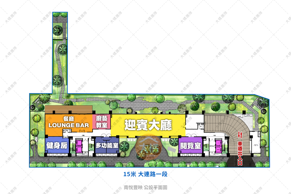 南悅豐映-公設平面圖