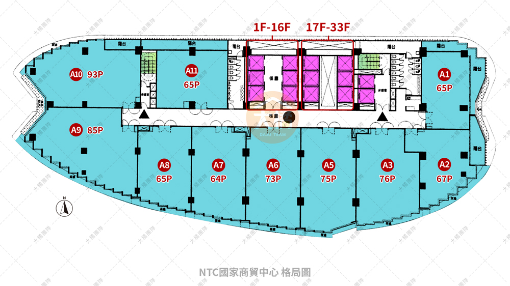 NCT國家商貿中心-格局圖