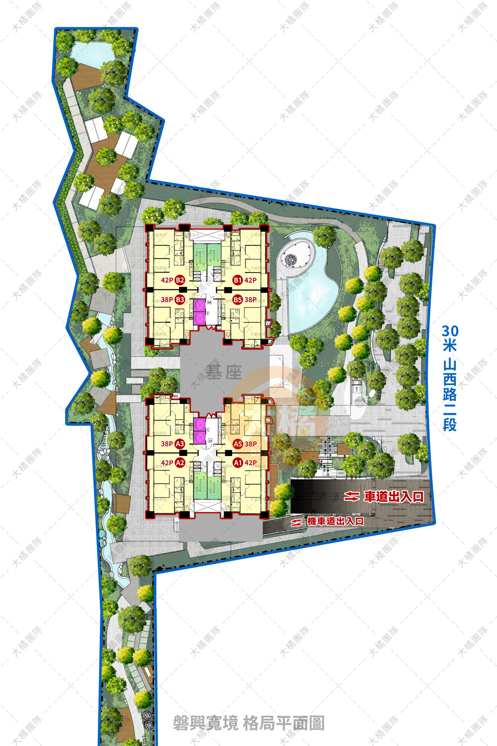 磐興寬境-格局平面圖