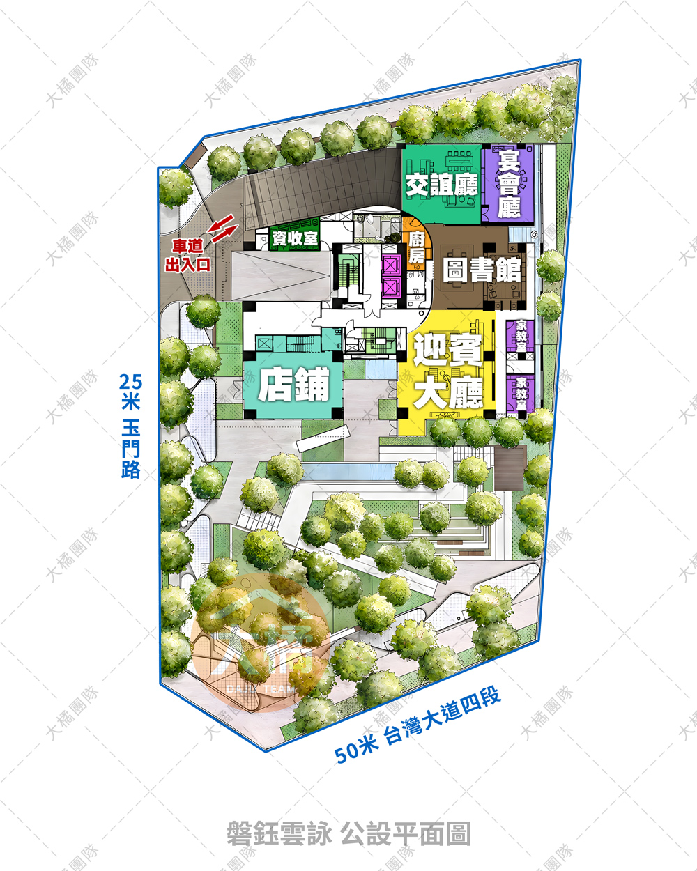 磐鈺雲詠-公設平面圖