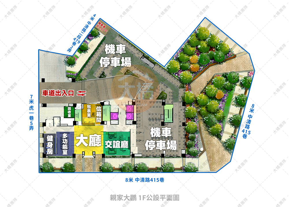 親家大鵬-公設平面圖