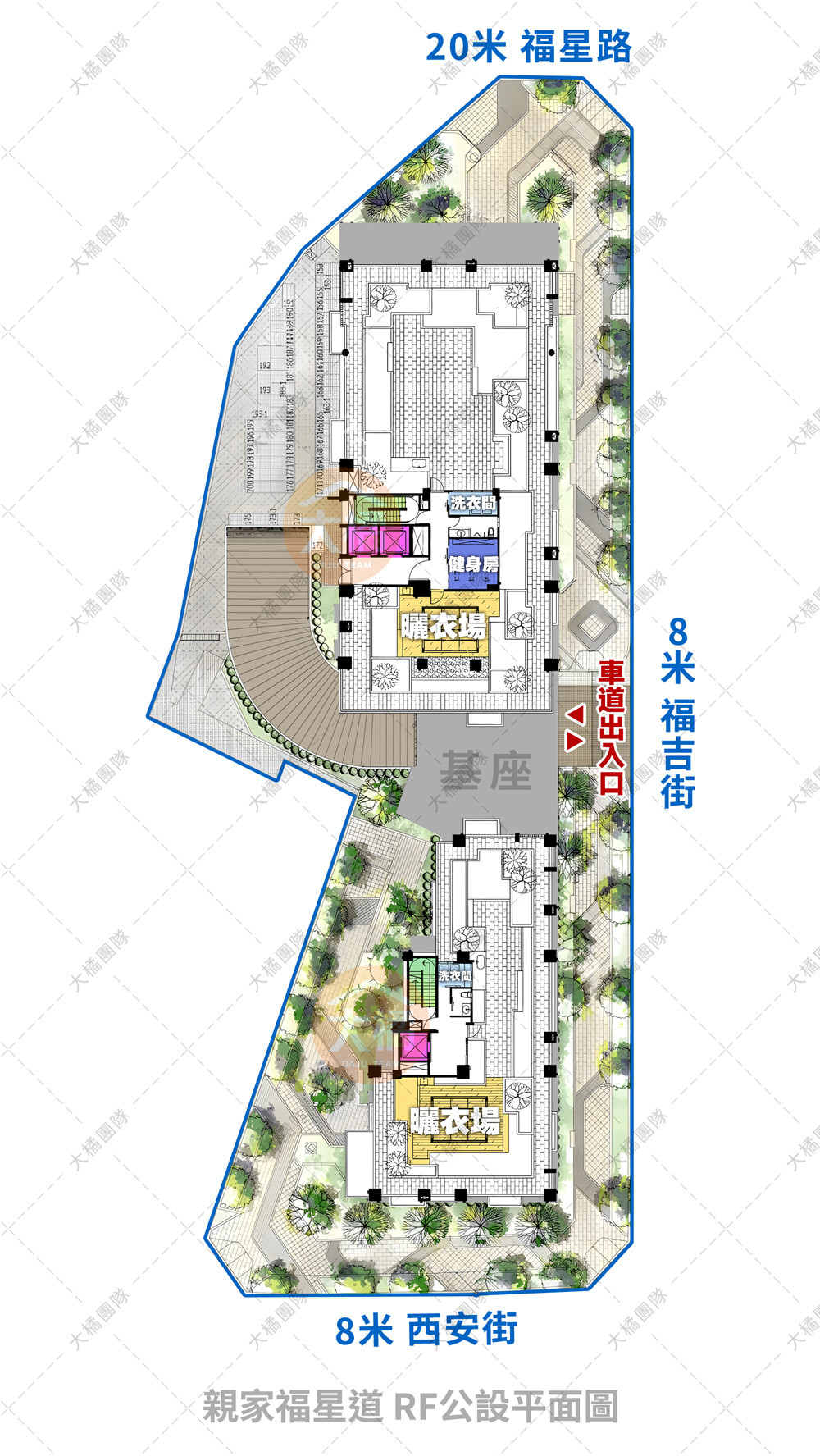 親家福星道-RF公設平面圖
