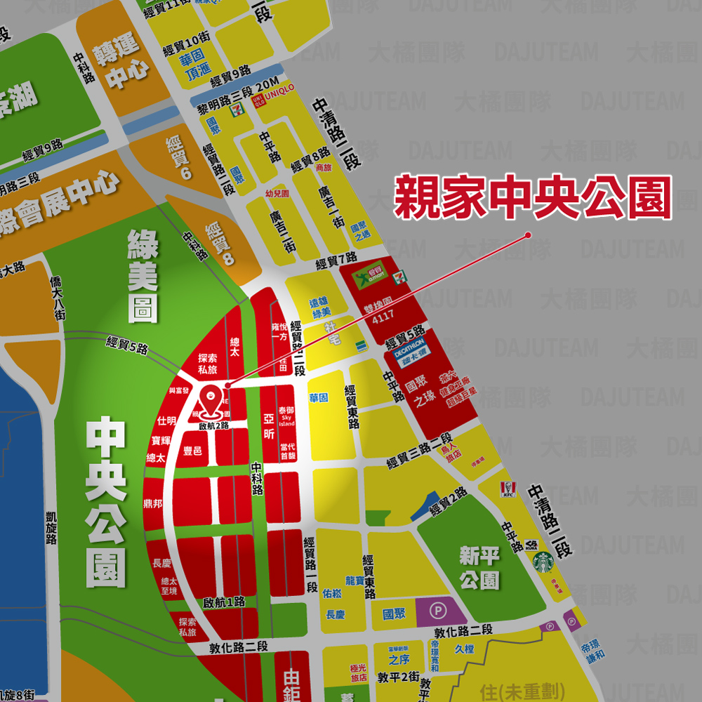親家中央公園-位置圖