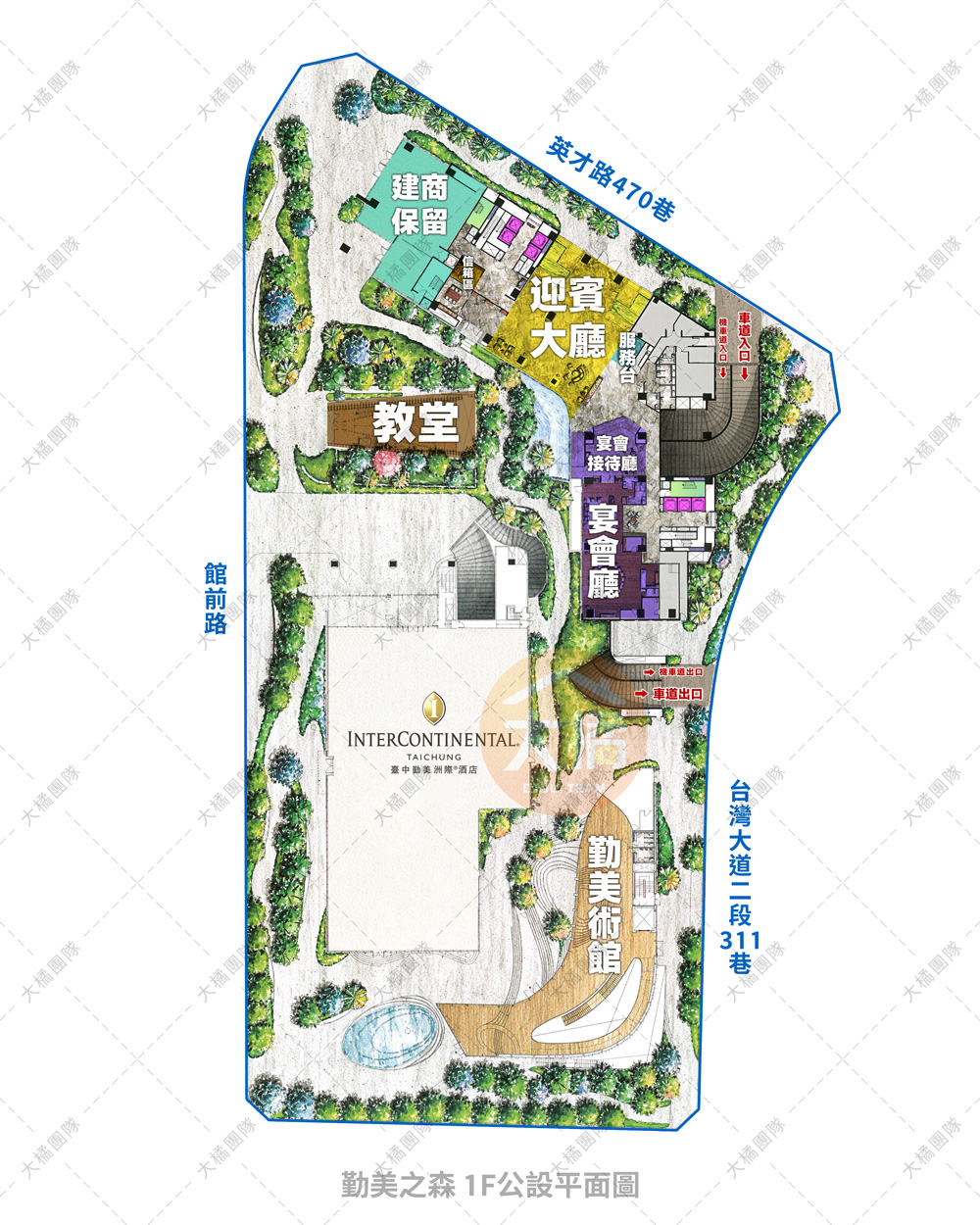 勤美之森-公設平面圖1F