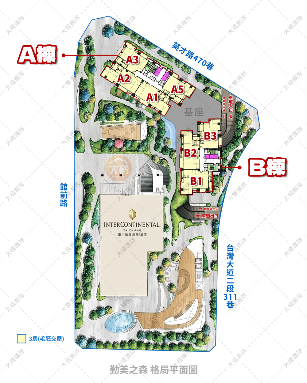 勤美之森格局圖