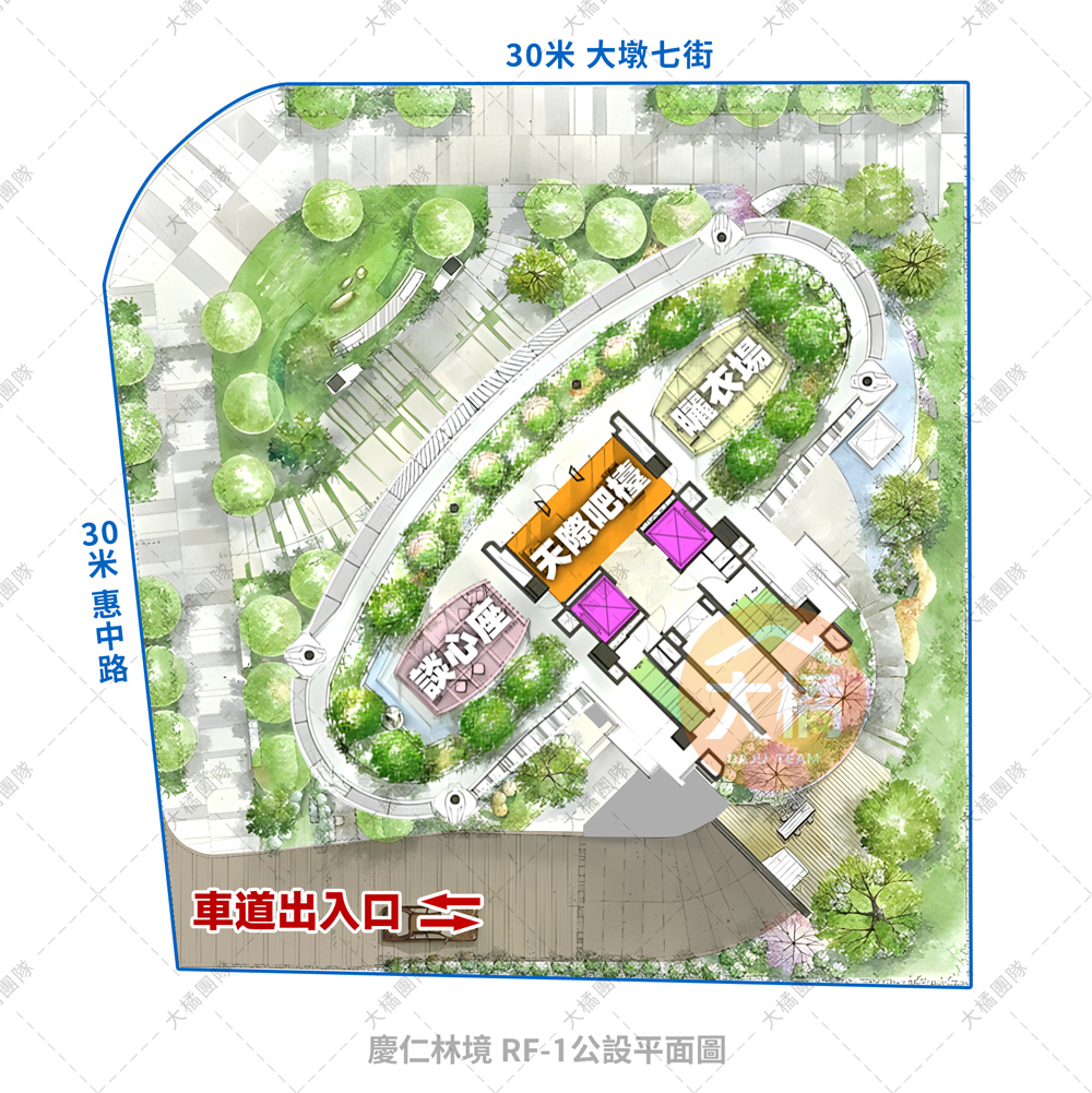慶仁林境-RF-1平面圖