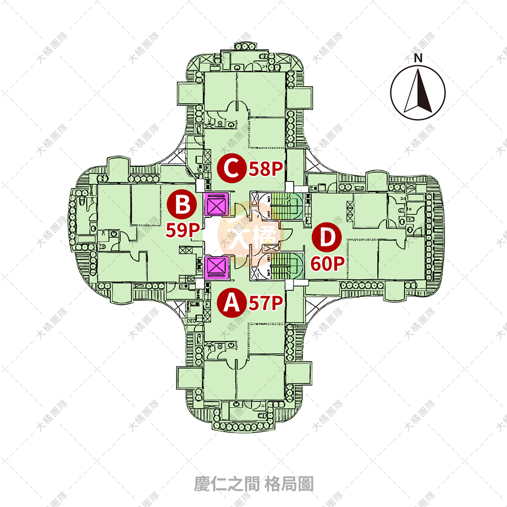 慶仁之間-格局圖