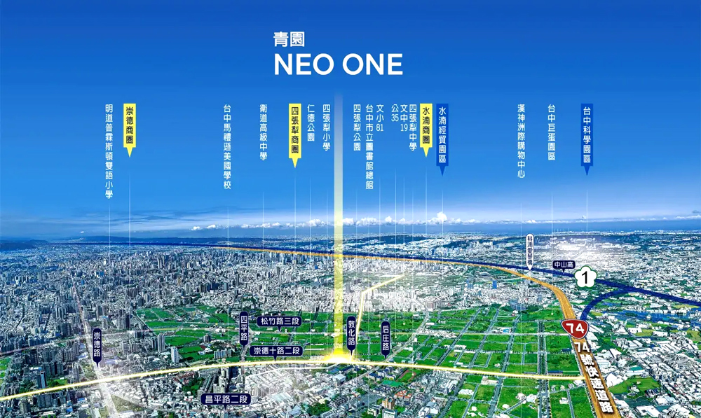 青園NEO ONE-空拍圖