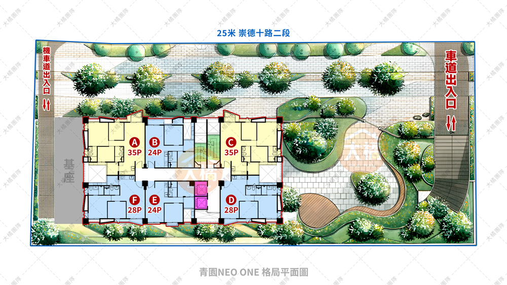 青園NEO ONE-格局平面圖