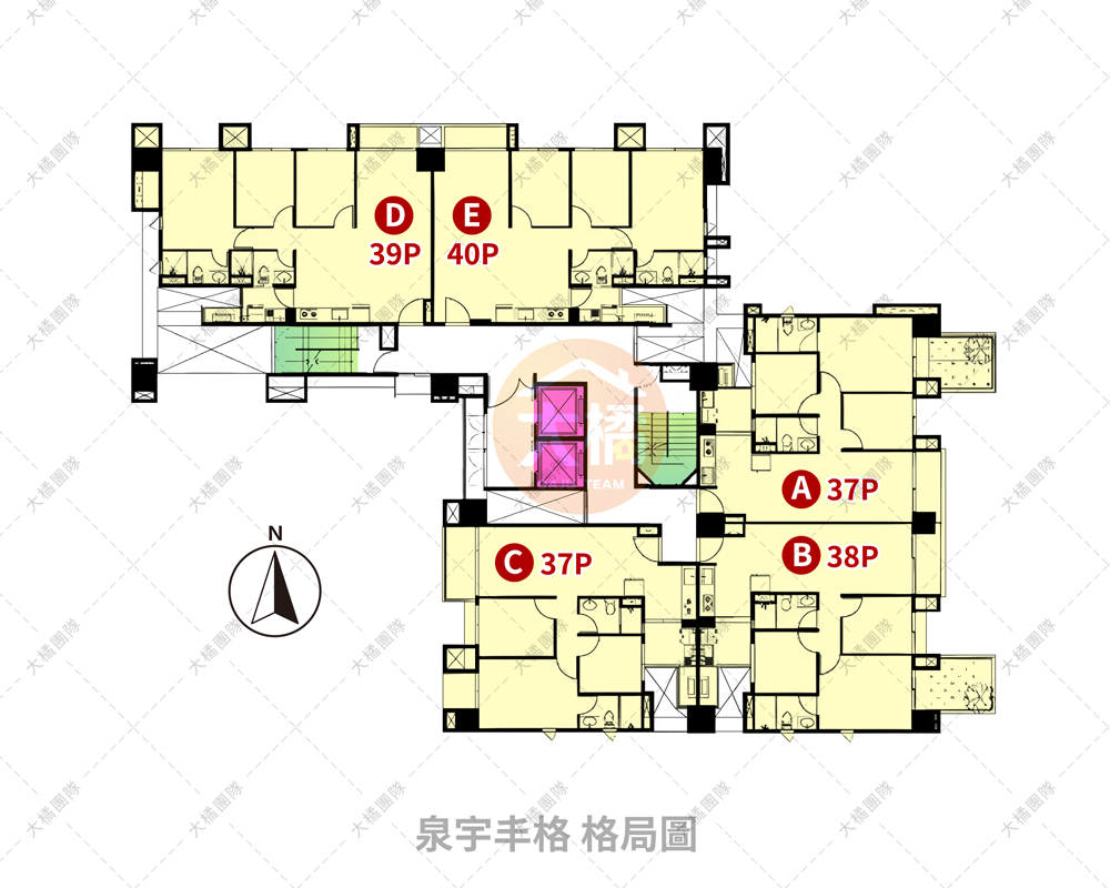 泉宇丰格-格局圖
