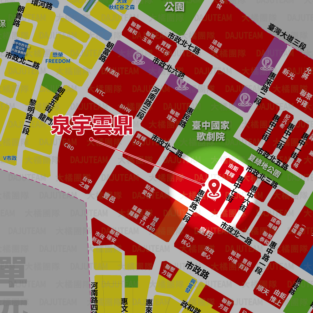 泉宇雲鼎-位置圖