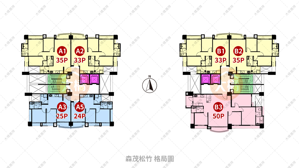 森茂松竹-格局圖