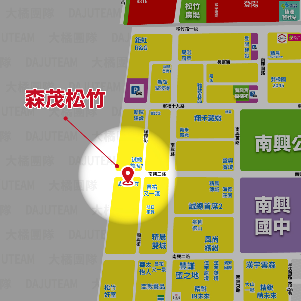 森茂松竹-位置圖