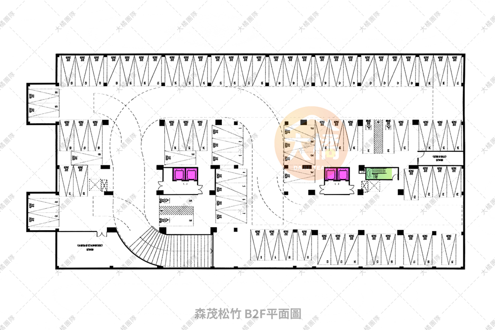森茂松竹-B2F平面配置
