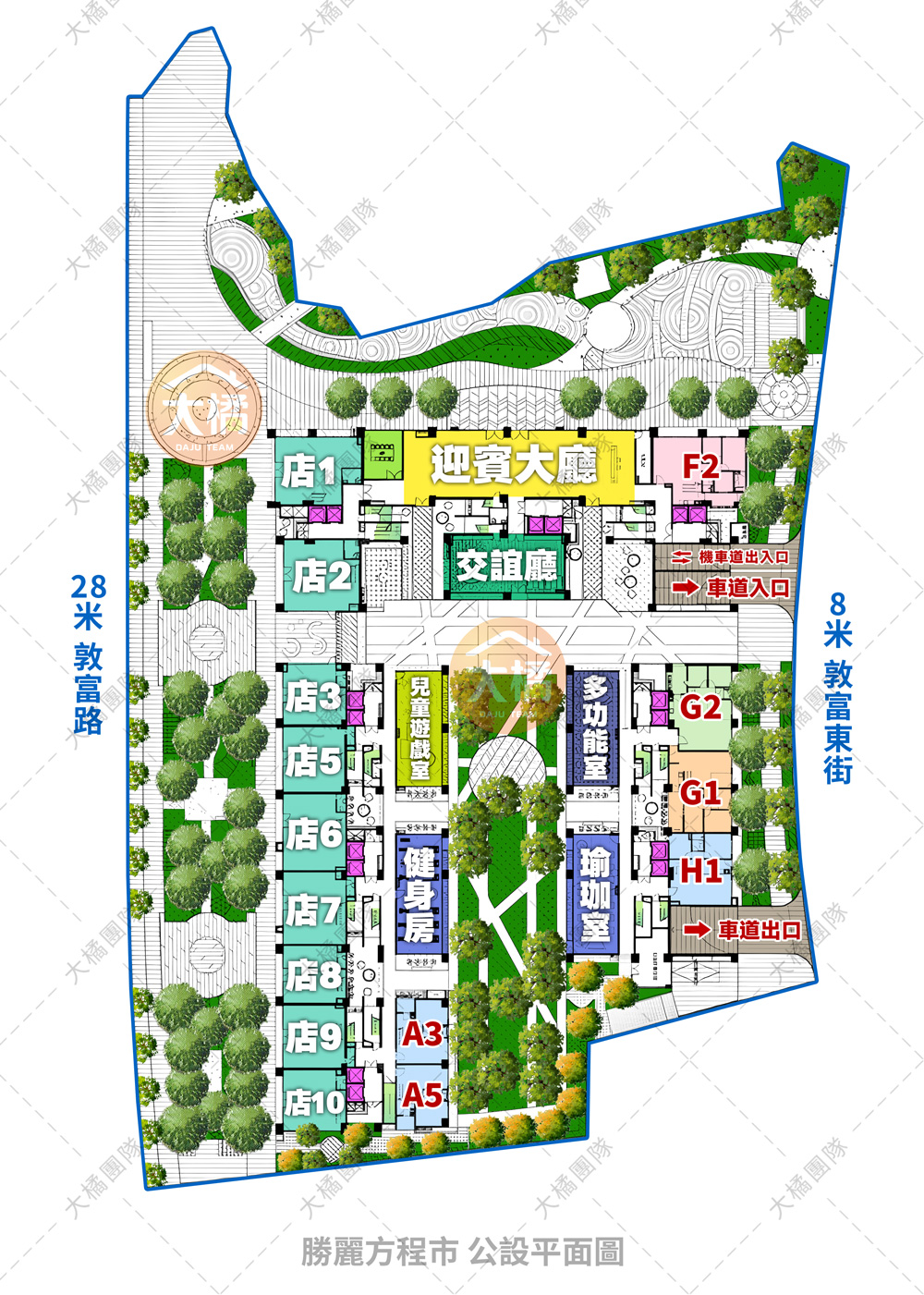 勝麗方程市-公設平面圖