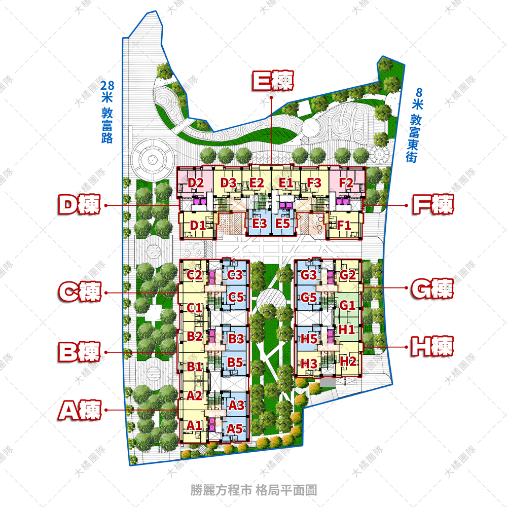 勝麗方程市-格局平面圖