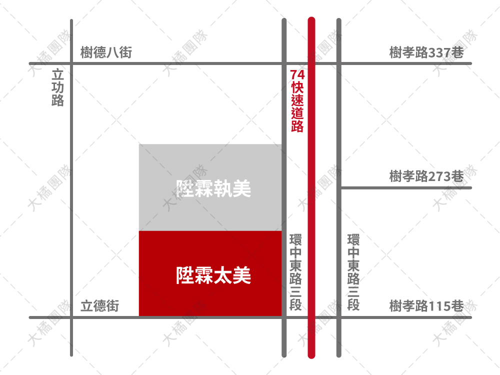 陞霖太美-位置圖