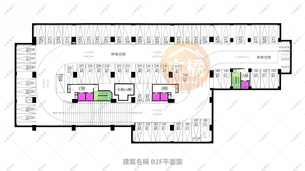 勝美敦美-停車場配置B2F