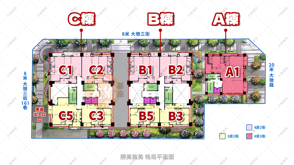 勝美敦美-格局平面圖