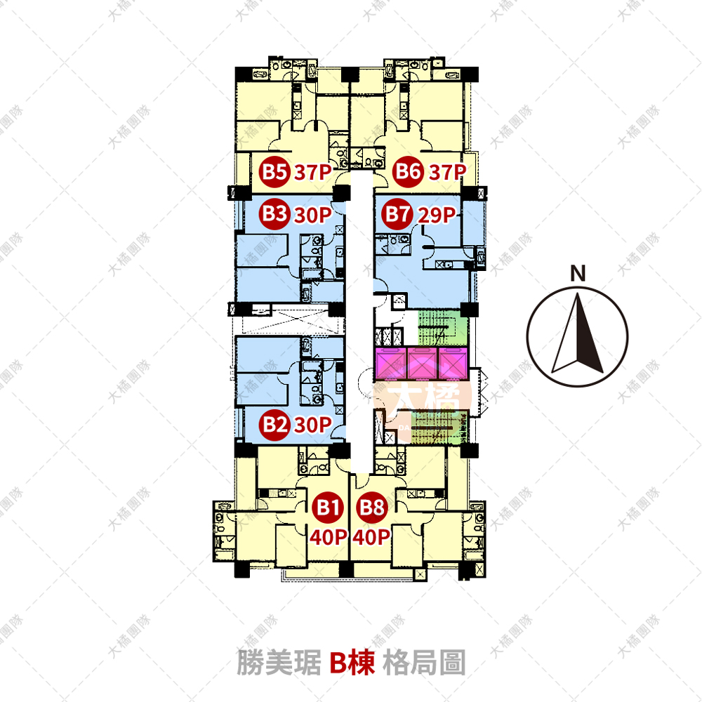 勝美琚-A棟格局圖