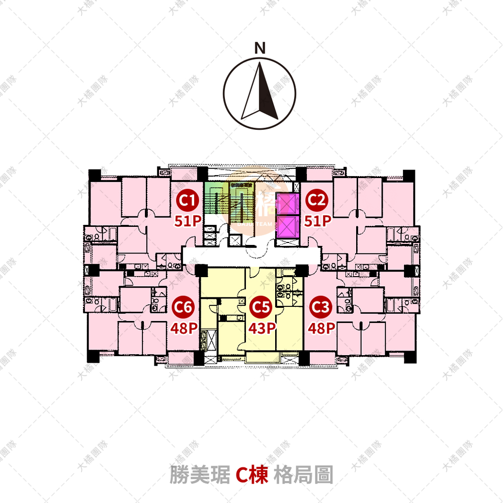 勝美琚-A棟格局圖